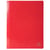 Chemise à lamelle carte lustrée pelliculée 355gm2 Iderama - A4 - Rouge - x 25 - Exacompta