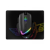 Souris filaire - Tapis de souris - Gaming - PRO-M3 - LED - Personnalisable - Boutons programmables