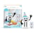 Personnage Party Pal blanc et 2 cubes lumineux Glo Pals