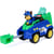 Figurine à jouer - Spin Master - Pat Patrouille Le Film - Chase avec voiture de police et bébé stégosaure