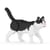 Mini Chat Calico noir Taille standard | JEKCA | 14 ans et +
