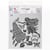 Pochoir plastique souple réutilisable 24 x 22 cm Ciao Bella FAIRY SPRING 024