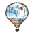 Ecusson thermocollant randonnée montgolfière 5.5x5cm