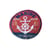 Ecusson thermocollant sport vintage marine 5,5cm x 5,5cm
