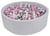 Piscine à balles pour enfant, diamètre env.125 cm + 1200 balles blanc,rose clair,gris - Velinda
