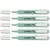 Lot de 5 surligneurs de poche pointe biseautée 1-4 mm - STABILO - Turquoise - Swing Cool Pastel Edition