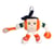 Porte-clés peluche Roland-Garros – Madame Balle blanche –12 cm