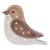 Lampe Veilleuse Oiseau Café Beige - Little Lights