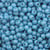 Sachet de 500g de perles de rocailles bleu cyan opaque - 045