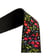 Sangle fleurettes 30mm noir au mètre