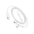 Mayaxess Écouteurs Filaires USB-C avec Micro intégré pour Xiaomi 15T Pro Blanc