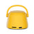 Enceinte Bluetooth Mini Bass Puissante Autonomie 4H Métal Jaune YONIS
