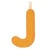Lettre J phosphorescente - Lilliputiens