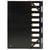Trieur rigide HARMONIKA® Exactive® dos extensible 9 compartiments - Noir - x 5 - Exacompta