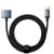 Câble USB C vers MagSafe 3 pour MacBook Pro et Air M2 Nylon 2m 140W Noir et Bleu