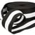 Film 25m galon stripes  40mm Noir/Blanc