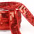 Bobine galon paillettes 14,5m rouge
