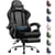 Chaise gaming ergonomique GTPLAYER - PU - Noir Blanc - 135 70 70 cm