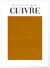 Affiche Orange Cuivré | A3 : 29,7x42cm