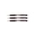Lot de 3 Rollers encre gel Uni-Ball Impact Signo Broad UMN152/10S