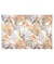 Tissu coton enduit coraux de 155 cm de largeur quiberonmoutarde vendu par 50 cm