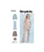 Patron Simplicity 9856 - Vêtements de nuit pour dames taille n°FR 34-52