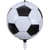 Ballon Aluminium Hélium Ballon de Foot Blanc et Noir - Ø 55 cm