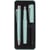 Stylo à bille et stylo plume - Vert turquoise - Encre bleue - Soft touch - Grip - Faber-castell - Poly Ball