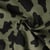 Tissu Toile de Coton  Zélina camouflage militaire sur fond Vert kaki - Au mètre