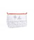 Trousse de Toilette à Broder "Feuillages" – Élégance et Personnalisation pour Bébé - DMC Orange