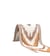 Bobine 24m galon jacquard chevrons 58mm marron chocolat