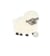 Lot de 3 écussons thermocollants ferme duveteux mouton 5,7cm x 5,4cm