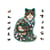 Wooden City Puzzle: THE JEWELED CAT 250/40, en bois, 8+