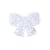 Ecusson thermocollant en dentelle noeud 3,6cm x 3,4cm