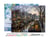 Peinture par Numéro Figured'Art avec Cadre - Vie sur le canal - Kit de Loisir Créatif DIY Numéro d'Art Complet - 40x50cm toile tendue sur châssis