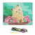 Kit complet canevas 15 x 20 cm motif chat panier osier