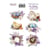Planche de stickers couleur embelissement Fabrika Decoru FLORAL SENTIMENTS 393