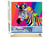Peinture par Numéro Figured'Art - Rayure de zèbre Pop Art - Kit de Loisir Créatif DIY Numéro d'Art Complet - 40x50cm toile roulée + châssis en bois à monter