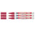 Lot de 3 marqueurs peinture brillante - EDDING - Rouge - Pointe ogive 0,8 mm