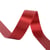 Bobine 25m ruban satin double face Rouge hermes