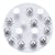 300 PERLES CABOCHON Rond Argenté Acrylique à coller 3 mm - Creation Diy