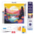 Mini Diamond Painting Broderie Diamant Figured’Art 25x25cm toile entière roulée avec diamants ronds - Coucher de Soleil Coloré au Bord du Lac