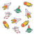 Confetti de table - lot de 40 - Espace