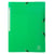 Chemise à élastiques 3 rabats PP OPAK - A4 - Vert clair - x 50 - Exacompta