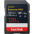 Carte mémoire SD - SANDISK Extreme PRO - 128 Go - Video Class V90 / UHS-II