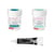 2 colorants alimentaires bleu foncé-vert d'eau + Stylo glaçage noir