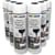 6 sprays de peinture - Blanc - Marquage craie - Repérage - Effaçable - 500ml