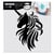 Pochoir pour textiles - Licorne