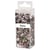 Mix paillettes+perles en verre avec fil, tons pastels, 90g Mix, Fil 50m ø0,3mm, Boite