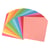 Papier cartonné Florence - Lisse - 60 feuilles - Couleurs vives - 30,5 x 30,5 cm - 216 g/m²